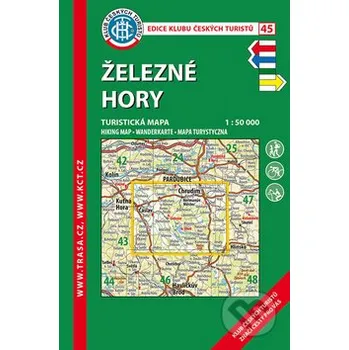 Železné hory 1:50 000 - Klub českých turistů Klub českých turistů