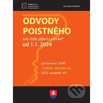 Kniha Odvody poistného od 1.1.2024 - Dušan Dobšovič Poradca s.r.o.