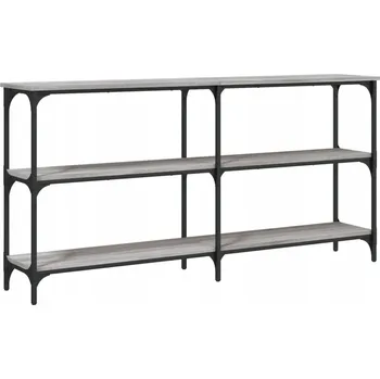 Konferenční stolek Industriální konzolový stolek šedý dub Sonoma 150x29x75 cm