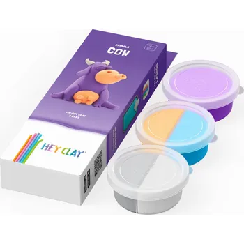 Modelovací hmota PLASTELÍNA Kravička pro dítě Hračka RELAXUJÍCÍ Zábava na mnoho způsobů