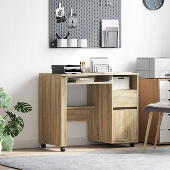 Psací stůl Obdélníkový psací stůl G01V 11 x 11 x 11 cm, béžové odstíny