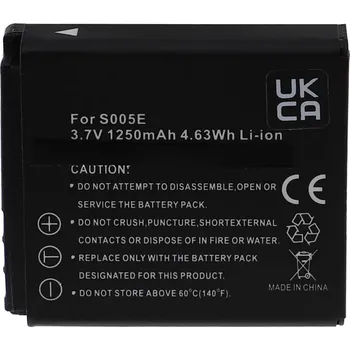 Baterie akumulátor CGA-S005E pro Panasonic Lumix 1250mAh