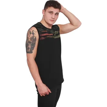 Pánské tričko Tričko bez rukávu DAMIAN černá XL