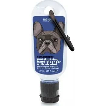 Péče o ruce Mad Beauty - Pocket Hand Sanitizer Dog French Bulldog Cucumber Dezinfekce na ruce 30 ml unisex