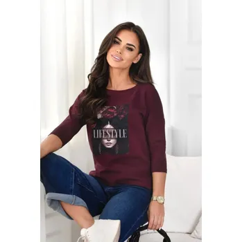 Dámská halenka ZIA BLOUSE vínový 36