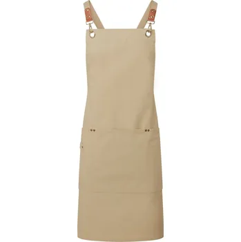 Premier Zástěra Clip'n'Clasp PR 182, unisex COT39018255599-khaki Khaki UNI