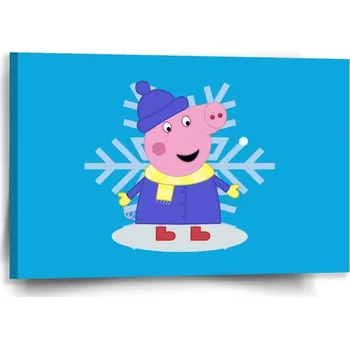 Obraz Sablio Obraz Prasátko Pepina Vločka - 60x40 cm