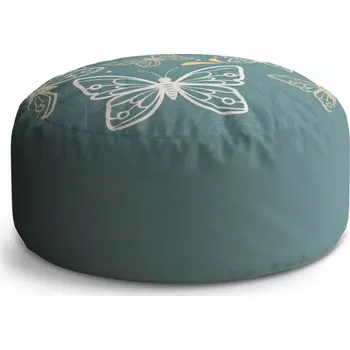 Taburet Sablio Taburet Circle Motýli: 38x48 cm