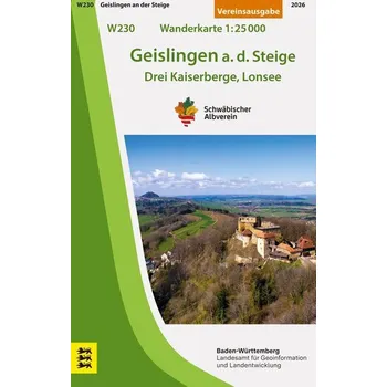 W230 Geislingen a. d. Steige - Drei Kaiserberge, Lonsee - Schwäbischer Albverein e.V. Lichtensteingau