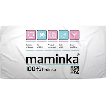 Sablio Ručník Maminka - 50x100 cm