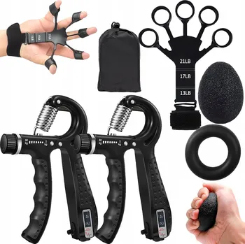 Posilovač ruky s nastavitelným odporem 5-60 kg pro cvičení a rehabilitaci úchopu