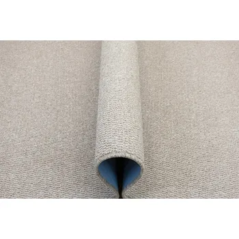 Koberec KOBEREC SMYČKOVÝ BÉŽOVÝ SILNÝ VZOR NA FILCU DO OBÝVACÍHO POKOJE BRASIL 200x200 cm