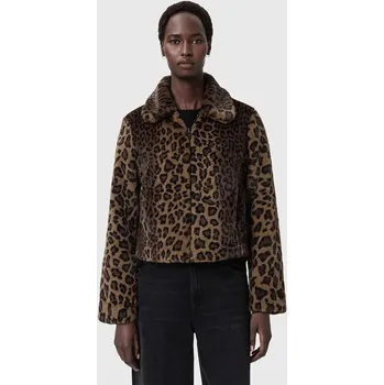 Pánská bunda Bunda AllSaints hnědá barva, přechodná, W080OD 88A, vel. L