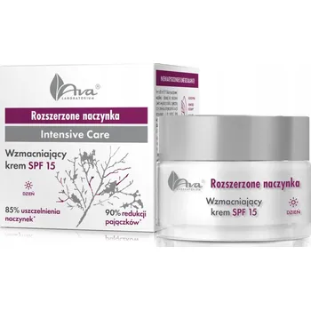 Pleťový krém Zklidňující krém na obličej Ava Laboratorium Rozšířené Žilky 15 SPF denní krém 50 ml