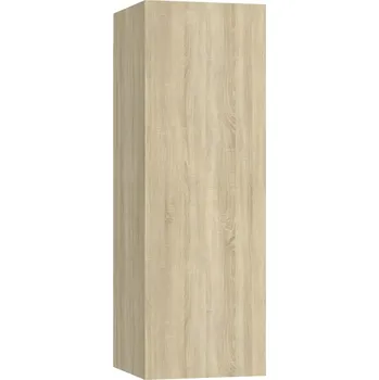 Televizní stolek Závěsná TV skříňka, dub sonoma, 30,5 x 30 x 90 cm