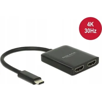 Rozbočovač Delock Video Rozbočovač USB-C