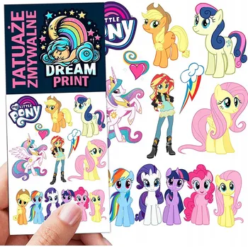 Odstranitelné tetování Smyvatelné tetovačky pro děti - My Little Pony