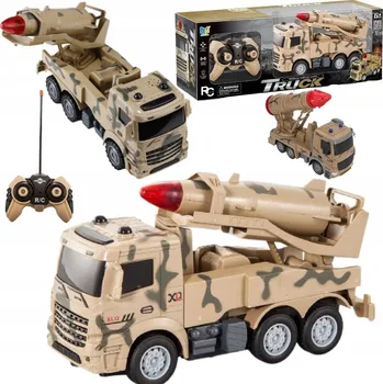 RC model auta HRAČKA Nákladní auto na dálkové ovládání - Vojenské - Rozvíjí MANUÁLNÍ dovednosti