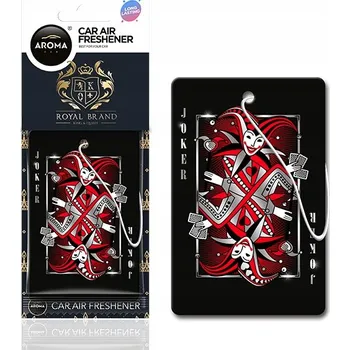 Vůně do auta Osvěžovač vzduchu Aroma Car celulózový Joker Silver