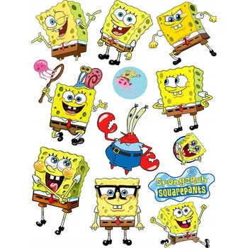 Odstranitelné tetování Smyvatelné tetování pro děti - SpongeBob