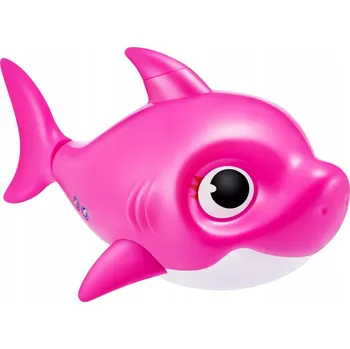 Hračka pro nejmenší ZURU Hračka do vany Baby Shark se silikonovou ploutví - Pink