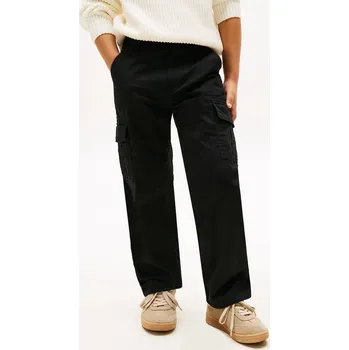 Chlapecké kalhoty Dětské kalhoty Tommy Hilfiger KB0KB10049.128.176.PPY2 černá 99X, vel. 128