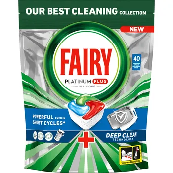 Tableta do myčky Tablety do myčky Fairy Platinum Plus All in One kapsle 40 ks