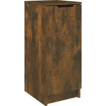 Botník s policemi, kouřový dub, 30x35x70 cm