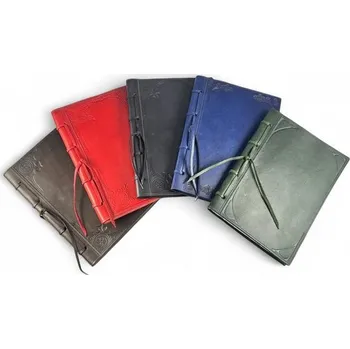 Zápisník Drakkaria Kožený zápisník na míru, nelinkovaný