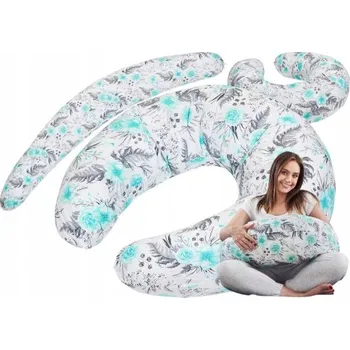 Kojicí polštář BABYMAM PREMIUM - Květy v zahradě mátové