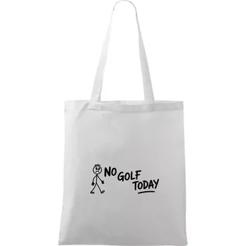 Nákupní taška No Golf Today - Taška bavlněná - 42 x 38 cm ( Bílá )