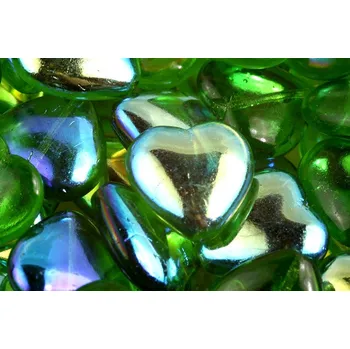 Dětské navlékací korálky Korálky Srdíčka č.5932 (15x16mm)