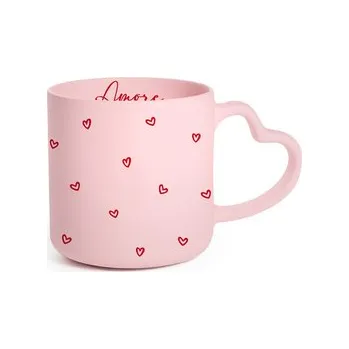 Porcelánový hrnek s rukojetí Amore - Láska - Srdce