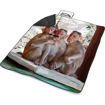 deka Sablio Plážová deka Opičky: 200x140 cm