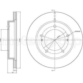 Brzdový kotouč Brzdový kotouč CIFAM (800-501)