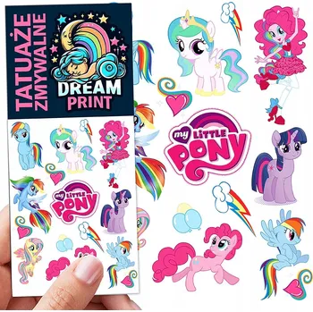 Odstranitelné tetování Smyvatelné tetovačky pro děti - My Little Pony
