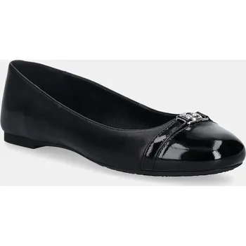 Dámské baleríny Kožené baleríny MICHAEL Michael Kors Mandy Flat černá barva, 40F5MAFP1A.001 99X, EUR 40