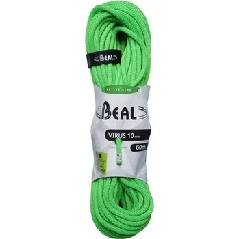 Lano Horolezecké lano Beal Virus 10 mm 60 m Solid Green