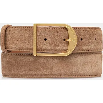 Opasek Semišový pásek ZADIG&VOLTAIRE dámský, hnědá barva, LWBT01344 88X, vel. 80