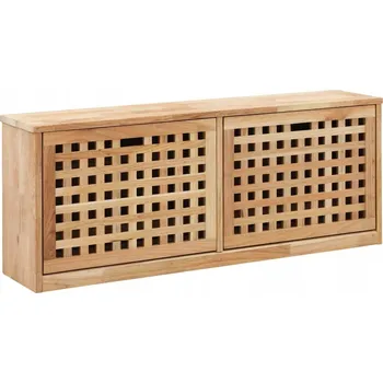 VidaXL Botník se sedákem 94 x 38 x 20 cm ořechový