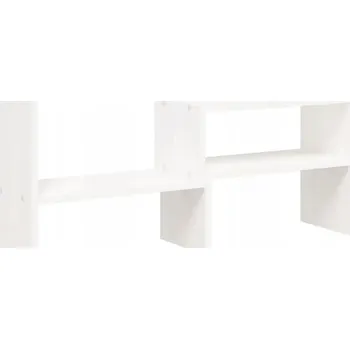 Podstavec pod monitor Podstavec pod monitor z masivního borovicového dřeva, nastavitelný, bílý