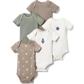 Kojenecký body 683509 - Tchibo - Body s krátkým rukávem - pro ženy - vel. 86/92 - barva: modrá