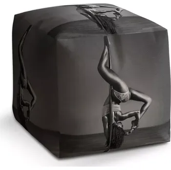 Taburet Sablio Taburet Cube Pole dancer: 40x40x40 cm