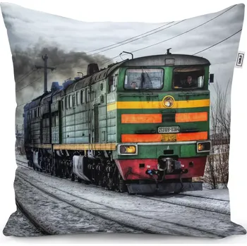 Polštář Sablio Polštář Lokomotiva - 50x50 cm