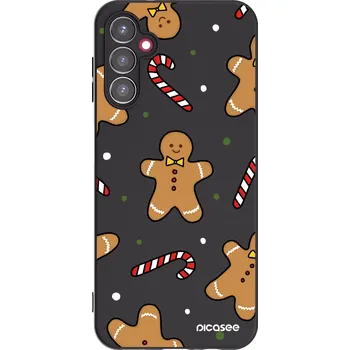 Pouzdro na mobilní telefon Picasee silikonový černý obal pro Samsung Galaxy A14 5G A146P - Gingerbread