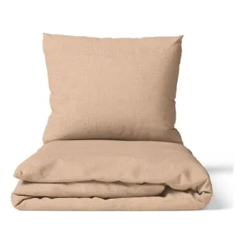 Mušelínový povlak na polštář 70x90 cm hnědý