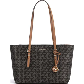 Nákupní košík Michael Kors Quinn Medium - Nákupní taška v tmavohnědá, umělé vlákno, 50548852 | Kabelky pro ženy & muže