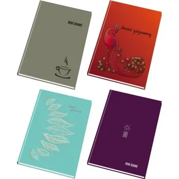 Zápisník Záznamník denní A5, 192 listů, mix motivů