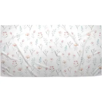 Osuška Sablio Ručník Květinová poezie - 50x100 cm