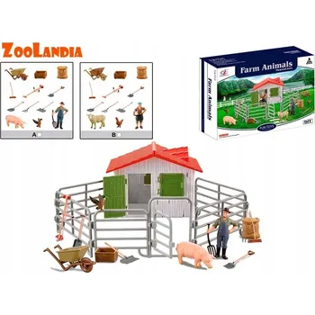 Figurka Zoolandia zvířátka farma s doplňky